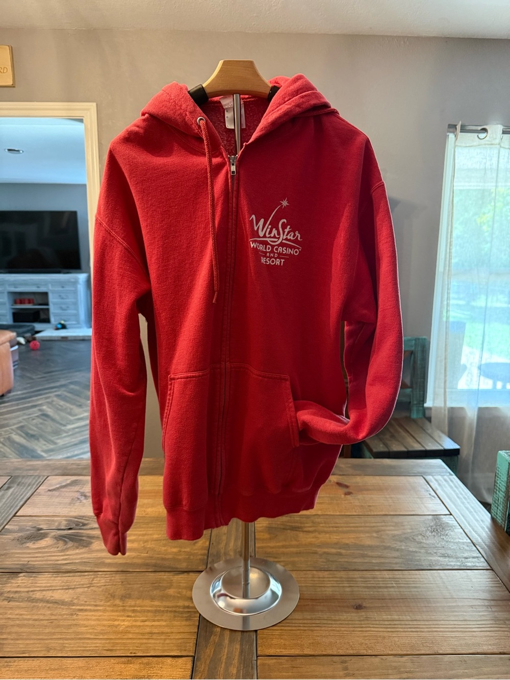 Port and Company Red Winstar World Casino Resort Zip Hoodie